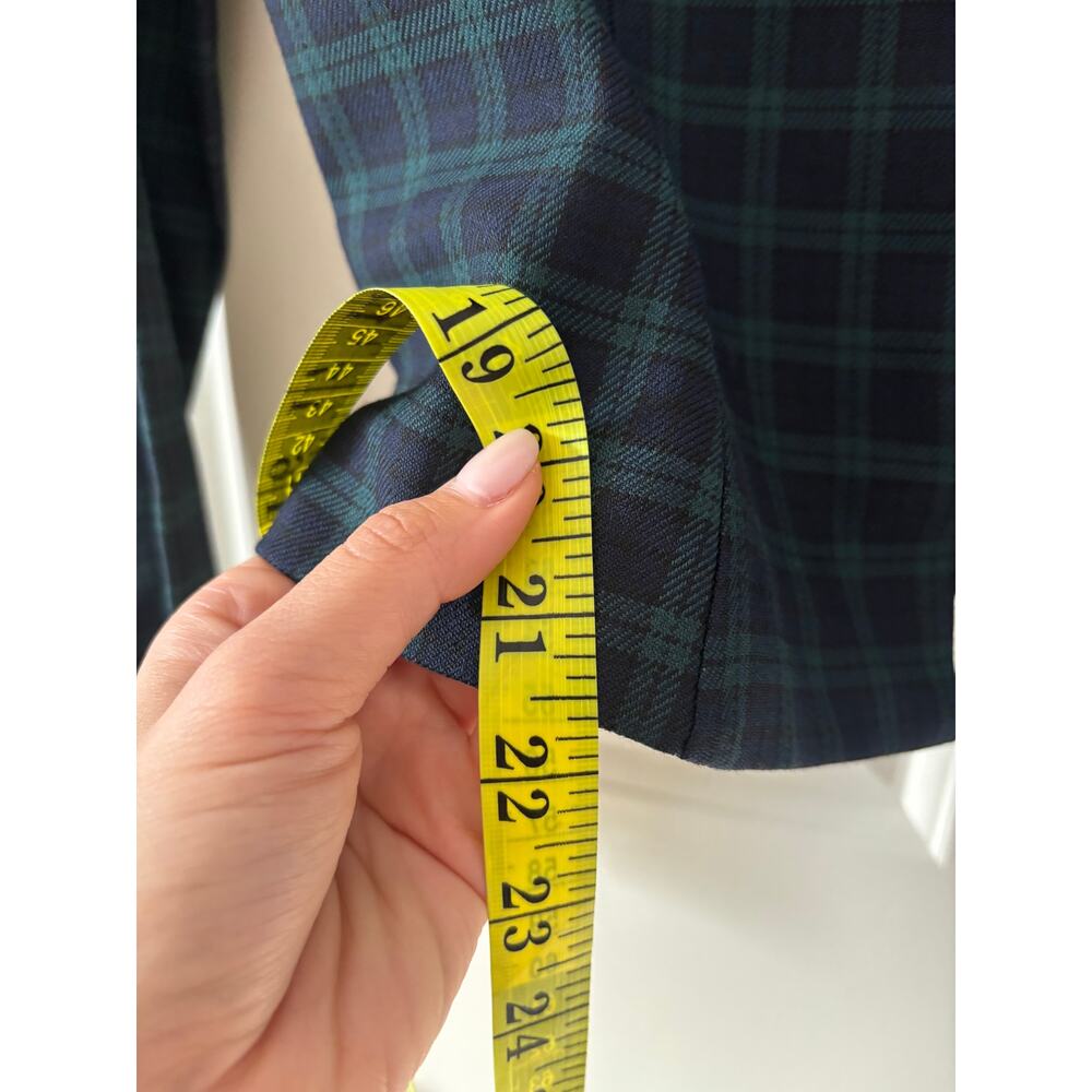 Positive Attitude Green Plaid Jacket Size 6 - Picture 8 of 10